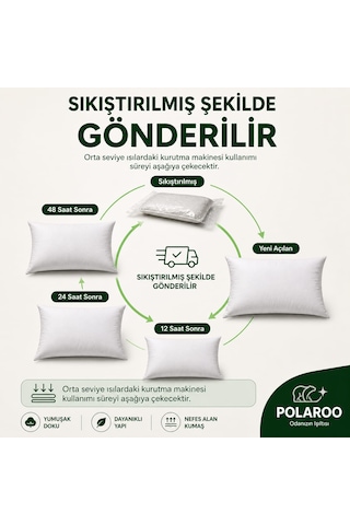 Polaroo 4 Lü Kırlent İç Dolgusu 40 x 40