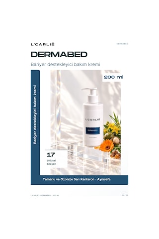 L'carlıe Dermabed Bariyer Ve Koruyucu Bakım Kremi Vücut 200 Ml