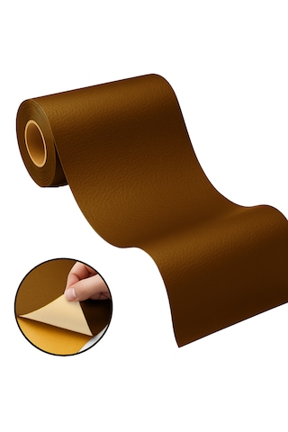 Kendinden Yapışkanlı Deri Döşeme Tamir Düzenleme Bantı 50x120 Cm Kahverengi