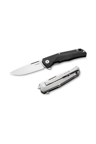 Lionsteel Q4ttro - Black G10 Kamp Çakı Siyah