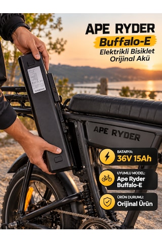 Ape Ryder Buffalo Akü Siyah