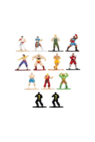 Jada Street Fighter Nano Koleksiyon Figürler Sürpriz Paket