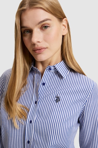 U.S. Polo Assn. Kadın Saks Uzun Kollu Gömlek 50332398-vr045 Sax