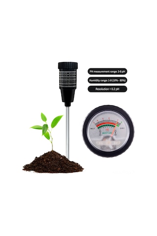 Tenfowee Toprak Analiz Cihazı: Ph Ve Nem Ölçer, Bahçe Ve Tarım İçin Uzun Tip