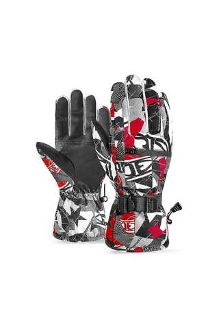 Kış Eldivenleri Koruyucu Eldivenler Rahat Eldivenler Açık Havada Çalışırken Ellerinizi Sıcak Ve Korumalı Tutun. 1 Set Beyaz