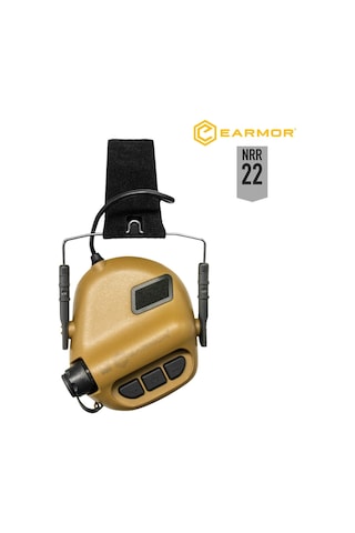 Opsmen Earmor M31 Mod3 Aktif Koruma Atış Kulaklığı Cayote Brown Kahverengi