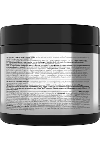Kreatin 150 Gr 200 Mesh Aromasız 50 Servis Mikronize Creatine Monohidrat