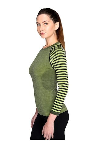 Thermoform Ultimate Merıno Kadın Seamless Termal Sweatshirt Yesıl Yeşil