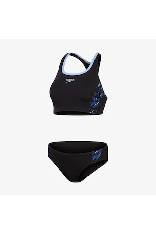 Speedo Placement 2 Piece Kadın Siyah Bikini - 8-00306016856