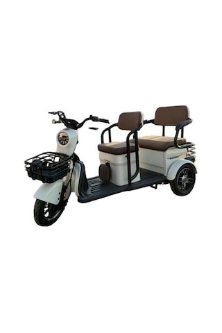 Motolux Fayton FX10 Elektrikli Motosiklet Beyaz - Krem