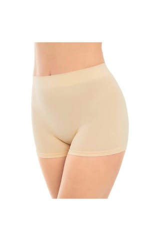 Cottonhill Premium - Kadın Ten Ultra-rahat Seamless Boxer Ten