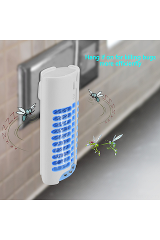 Aubyhe Güneş Işığı Kontrollü Akıllı Elektrikli Sinek Öldürücü Lambası - Ev Kullanıma Uygun, Sessiz, Temizleme Fırçasıyla - Avrupa Standartı 1 Adet