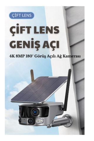 Bester 4k/8mp 4g Simkartlı ,data Hatlı Panoramik Solar Güneş Ener