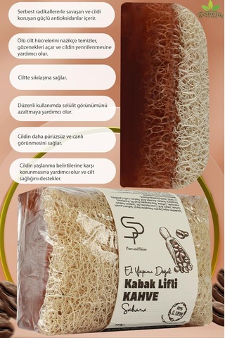 El Yapımı Doğal Kabak Lifli Kahve Sabunu Diğer