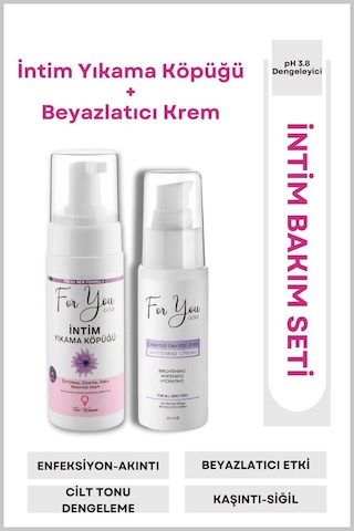 Günlük Yıkama Genital Bölge Temizleyici Köpük & Genital Beyazlatıcı Krem 50 Ml 12882714
