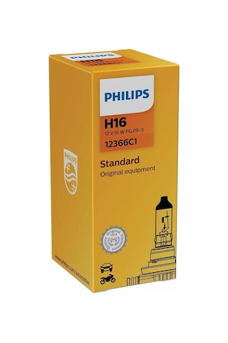 Bulacaksin Philips Ampul H16 12V 19W 12366C1