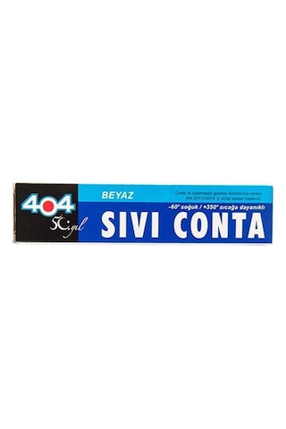 404 Beyaz Sıvı Conta 80 Gr