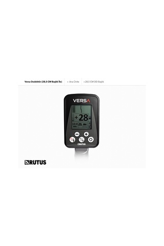 Rutus Versa Dedektör 28,5cm Dd Başlık İle