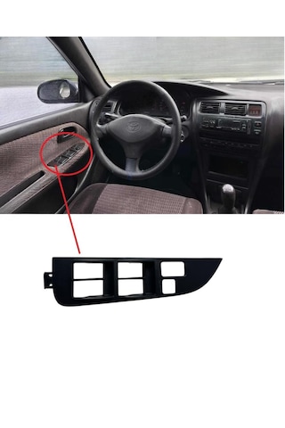 Toyota Corolla Ae101 Cam Düğme Çercevesi Ön Sol Dörtlü 1992-1997