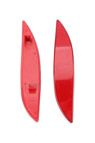 Yaozixa Renault Megane Mk3 2008-2013 Arka Tampon Reflektör Lambası, Kaliteli Abs Malzeme, 3804-3805 Oe Numralı, Kolay Kurulum, Dayanıklı, 1 Çift