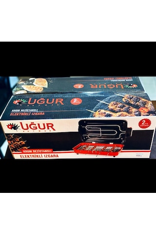 Uğur Katmer 1500 W Krom Rezistanslı Elektrikli Izgara