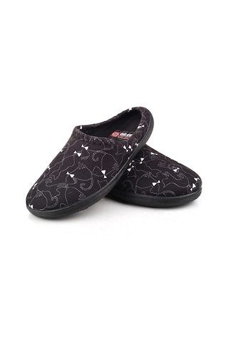 Gezer 16162 Günlük Kadın Ev-halı Terliği Siyah