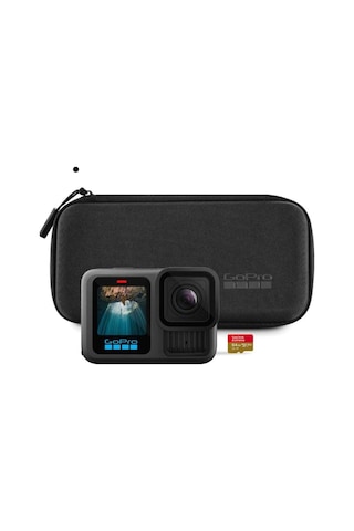 Gopro Hero13 Black Aksiyon Kamerası 64 Gb Kart + Çantalı Kit Siyah