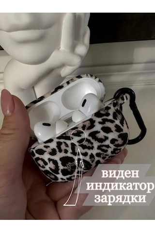 Case House Airpods Uyumlu 4 İçin Kılıf, Airpods Uyumlu 4 İçin Leopar Desenli Kulaklık Kılıfı 305610497 Leopar