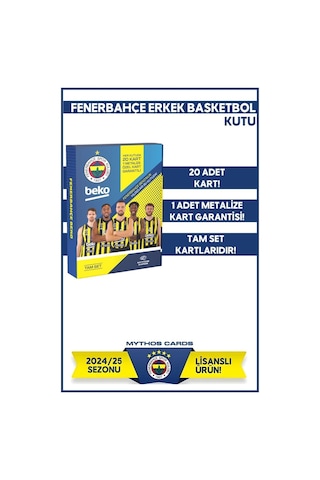 Erkek Basketbol Tam Set Sezon Kartları - Kutu