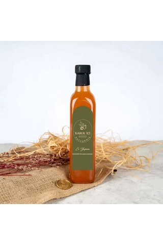 Kabuk İçi Gaziantep Elma Sirkesi Cam Şişe 700 ML