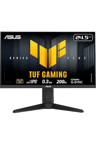 Asus Tuf Gaming Vg259ql5a 24.5" 0.3 Ms Full Hd Pivot Ips 200 Hz Oyuncu Monitörü