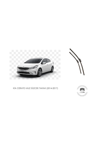 Kia Cerato Ön Cam Muz Muz Silecek Takımı 1.6 Motor Araca Özel Aparat 2014-2017