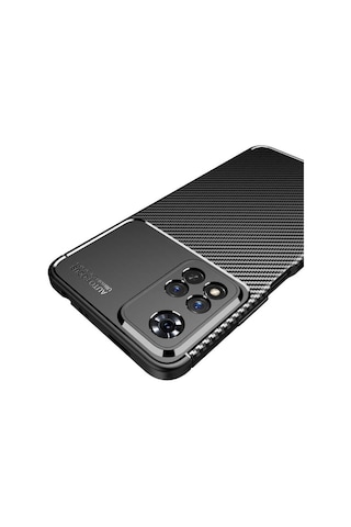 Apsuwa Xiaomi Redmi Note 11 Pro Kılıf Negro Karbon Fiber Silikon