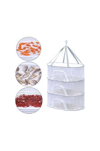 Novahub Suntek 3-katlı Kurutma Ağı, 40x60cm Balık-sebze Netleştirme