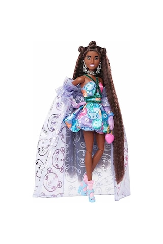 Barbie Extra Şık Bebek ve Hayvan Dostu Ayıcık HHN13