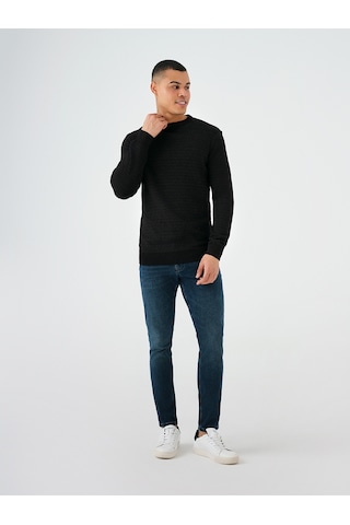 Regular Fit Erkek Kazak Antra Melanj