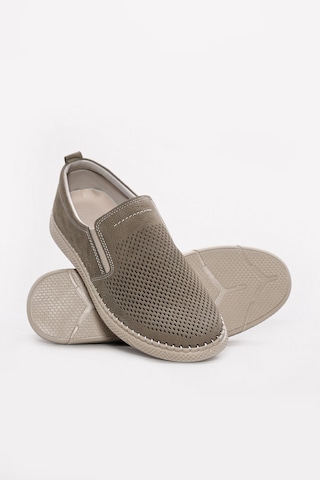 Fast Step Hakiki Deri Erkek Casual Ayakkabı 781ma1822 Haki