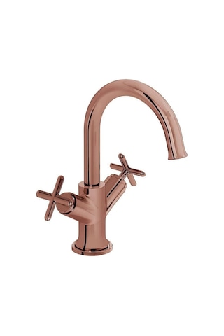 VitrA A4288429 Origin Classic Lavabo Bataryası Soft Bakır