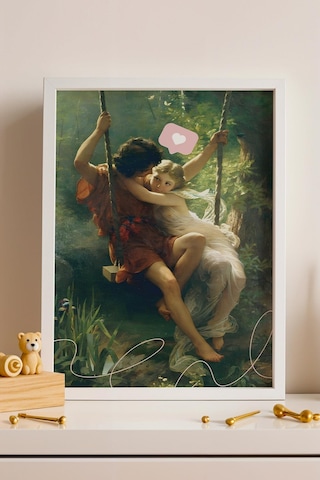 Pierre Auguste Cot Bahar Dalı Çerçeveli Tablo Romantik Sanat Ev Ve Ofis İçin Şık Ve Anlamlı Dekor Altered Art