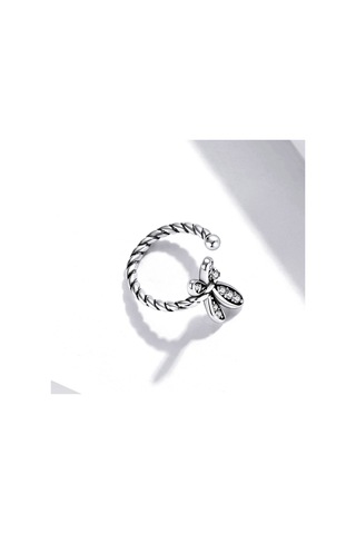 S925 Ayar Gümüş Zarif Yusufçuk Kadın Küpe