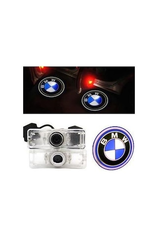 Bmw F20 F30 F32 F36 İçin Uyumlu Kapı Altı Hayalet Logo 2 Adet