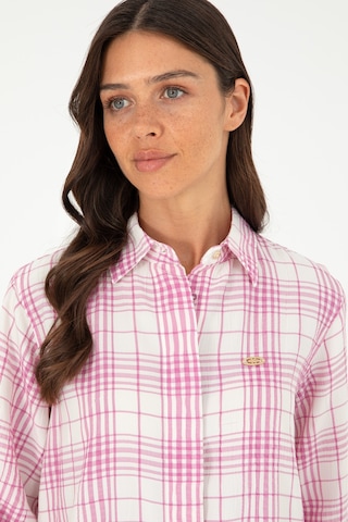 U.S. Polo Assn. Kadın Menekşe Uzun Kollu Tunik Gömlek 50288652-VR037