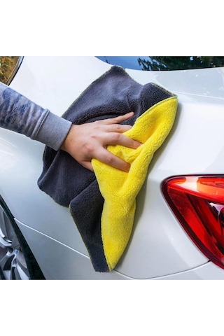 Oto Kurulama Bezi Araç Bez Ve Sünger Mikrofiber Temizleme Yıkama Cam Araba Kurulama Havlusu