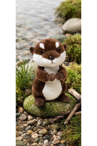 Peluş Su Samuru 50 Cm Kahverengi