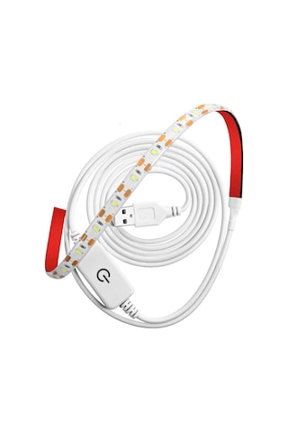 Ximistore9 Sewing Machine Led Aydınlatma Şeridi 5v 2835 Model Su Geçirmez 300mm Dürtme Anahtarlı Kolay Kurulum Çok Amaçlı Işık Kaynağı