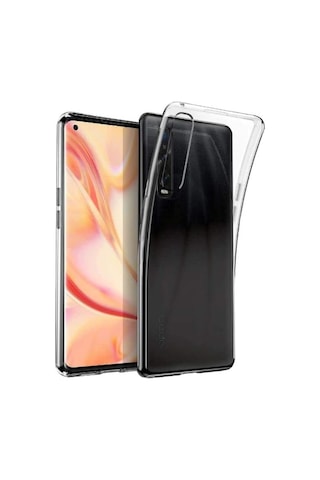 Kvy Oppo Find X2 Kamera Korumalı Süper Silikon Kılıf