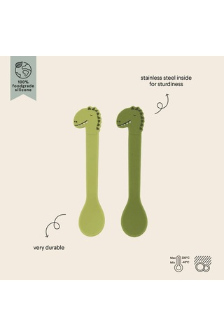 Trixie Mr. Dino 2li Kaşık Seti 96-419 Yeşil