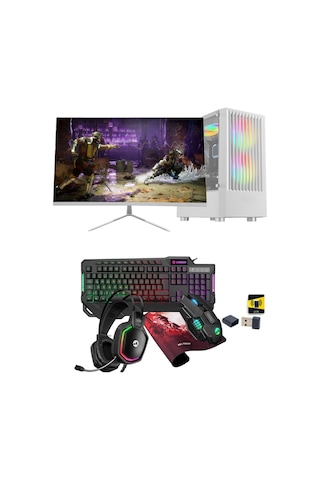 Ramtech Trend X90 i5-9400F 32 GB 960 GB SSD RX580 23.8" Dos Masaüstü Oyuncu Bilgisayarı