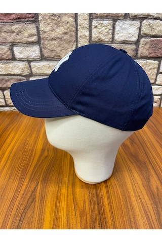 Hamze Ny New York Nakış Pamuk Unisex Beyzbol Cap Şapka Lacivert
