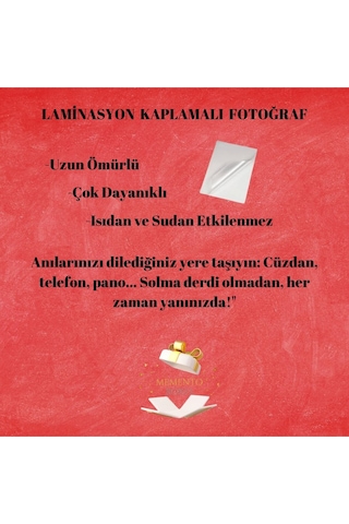 Kişiye Özel Premium Anı Kartları 5x7 Cm 4 Adet